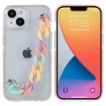 Dual-Color Series iPhone 14 Plus TPU Case - Colorful Strap