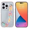 Dual-Color Series iPhone 14 Pro Max TPU Case - Colorful Strap