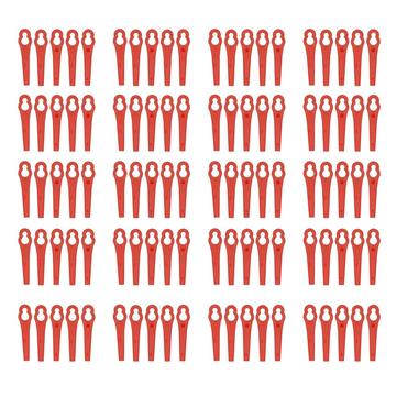 Durable Plastic Cutter Blades for Grass Trimmer - 83mm, 100 Pcs.