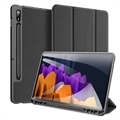 Dux Ducis Domo Samsung Galaxy Tab S7/S8 Tri-Fold Case (Bulk) - Black