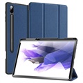 Dux Ducis Domo Samsung Galaxy Tab S7+/S8+ Tri-Fold Folio Case - Blue