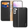Dux Ducis Hivo Samsung Galaxy S22 5G Wallet Leather Case (Bulk Satisfactory) - Black