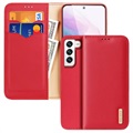 Dux Ducis Hivo Samsung Galaxy S22 5G Wallet Leather Case (Open Box - Excellent) - Red