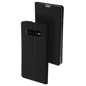 Dux Ducis Skin Pro Samsung Galaxy S10+ Flip Case (Open Box - Bulk Satisfactory) - Black