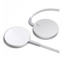 ESR HaloLock Mini Magnetic Wireless Charger - MagSafe Compatible - Silver