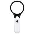 EverActive MG-01 3x/45x Magnifying Glass with LED Backlight - White / Black