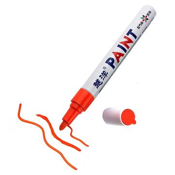 Flysea FS-110 Waterproof Marker for Hobby Use - For Metal, Stone, Plastic & Paper - Red