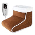 Fast Heating Foot Warmer with 6 Temperature Modes - Brown