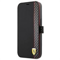 Ferrari On Track Carbon Stripe iPhone 13 Wallet Case