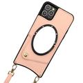 Fish Tail iPhone 14 Pro Coated Case with Mirror - Pink