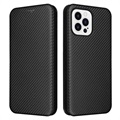 iPhone 14 Pro Max Flip Case - Carbon Fiber