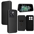 OnePlus 10T/Ace Pro Flip Case - Carbon Fiber - Black