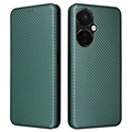 OnePlus Nord CE 3 Lite/N30 Flip Case - Carbon Fiber - Green