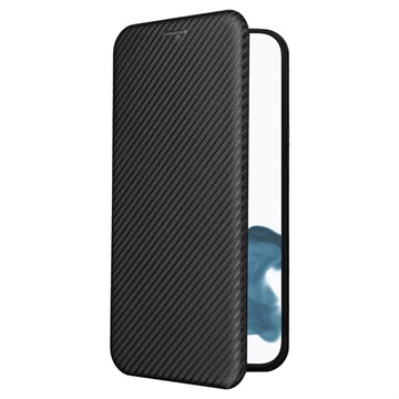 iPhone 14 Pro Flip Case - Carbon Fiber - Black