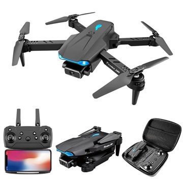 Foldable FPV Mini Drone with 4K Dual Camera S89 (Bulk Satisfactory) - Black