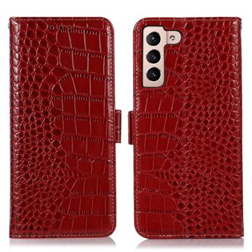Crocodile Series Samsung Galaxy S23 5G Wallet Leather Case with RFID