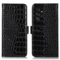 Crocodile Series Samsung Galaxy S23 Ultra 5G Wallet Leather Case with RFID