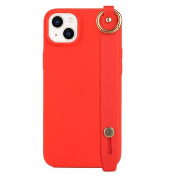 Candy Color iPhone 14 Plus TPU Case with Hand Strap