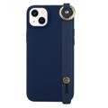 Candy Color iPhone 14 Plus TPU Case with Hand Strap