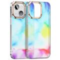 Watercolor Glitter iPhone 14 Plus Hybrid Case