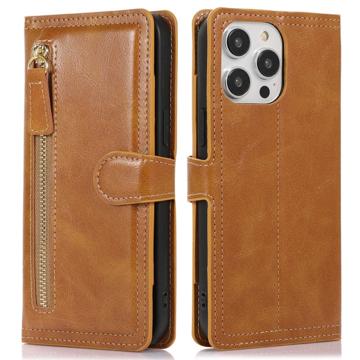 Zipper Pocket iPhone 14 Pro Wallet Case