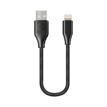 Forever Core USB-A to Lightning Cable - 0.2m - Black