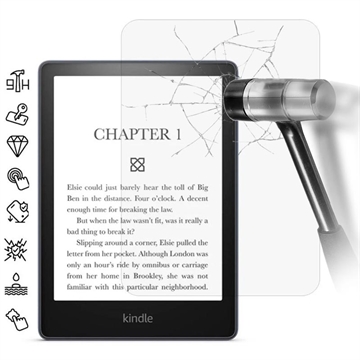 Amazon Kindle Paperwhite (2024) Full Cover Tempered Glass Screen Protector - Transparent