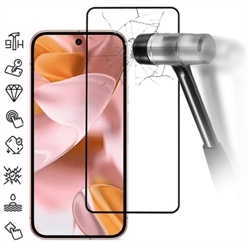 Google Pixel 10 Full Cover Tempered Glass Screen Protector - Black Edge