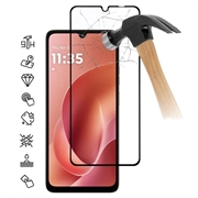 Motorola Moto G06/G06 Power Full Cover Tempered Glass Screen Protector - 9H - Black Edge