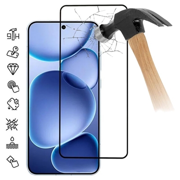 Oppo Find X8s Full Cover Tempered Glass Screen Protector - Black Edge