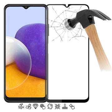Samsung Galaxy A25 Full Cover Tempered Glass Screen Protector - Black Edge