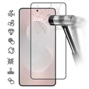 Samsung Galaxy M36 Full Cover Tempered Glass Screen Protector - 9H - Black Edge