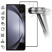 Samsung Galaxy Z Fold6 Full Cover Tempered Glass Screen Protector - Black Edge