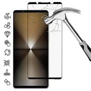 Sony Xperia 1 VII Full Cover Tempered Glass Screen Protector - 9H - Black Edge