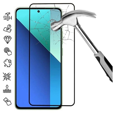 Xiaomi Redmi Note 13 Pro 4G/Poco M6 Pro Full Cover Tempered Glass Screen Protector - Black Edge