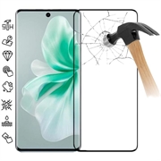 vivo S18/S18 Pro Full Cover Tempered Glass Screen Protector - Black Edge