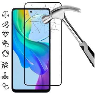 vivo Y78t Full Cover Tempered Glass Screen Protector - Black Edge