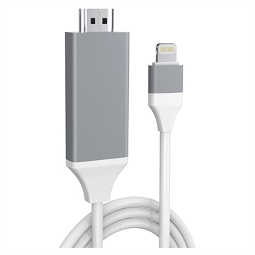 Full HD Lightning to HDMI AV Adapter - iPhone, iPad, iPod - White