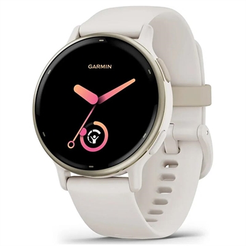 Garmin Vivoactive 5 Fitness Smartwatch - Ivory / Creme Gold