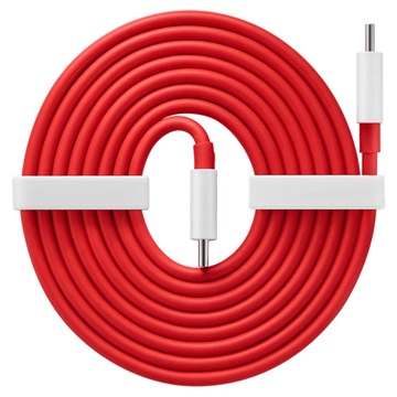 OnePlus Warp Charge USB Type-C Cable 5481100048 - 1.5m - Red / White