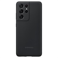Samsung Galaxy S21 Ultra 5G Silicone Cover EF-PG998TBEGWW - Black