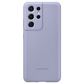Samsung Galaxy S21 Ultra 5G Silicone Cover EF-PG998TVEGWW - Violet
