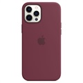 iPhone 12 Pro Max Apple Silicone Case with MagSafe MHLA3ZM/A - Plum