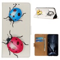 Glam Series Motorola Moto G8 Power Wallet Case - Ladybugs