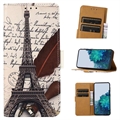 Sony Xperia 1 V Glam Series Wallet Case - Eiffel Tower