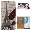 Glam Series OnePlus Nord N10 5G Wallet Case - Eiffel Tower