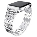 Apple Watch Series 9/8/SE (2022)/7/SE/6/5/4/3/2/1 Glam Strap - 41mm/40mm/38mm - Silver