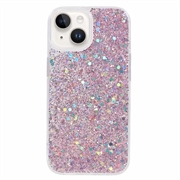 iPhone 15 Glitter Flakes TPU Case
