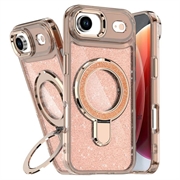 iPhone Air Glitter Hybrid Case with Kickstand - MagSafe Compatible - Desert Gold