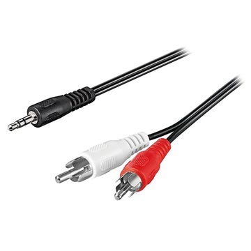 Goobay 3.5mm / 2 x RCA Audio Cable Adapter - 1.5m